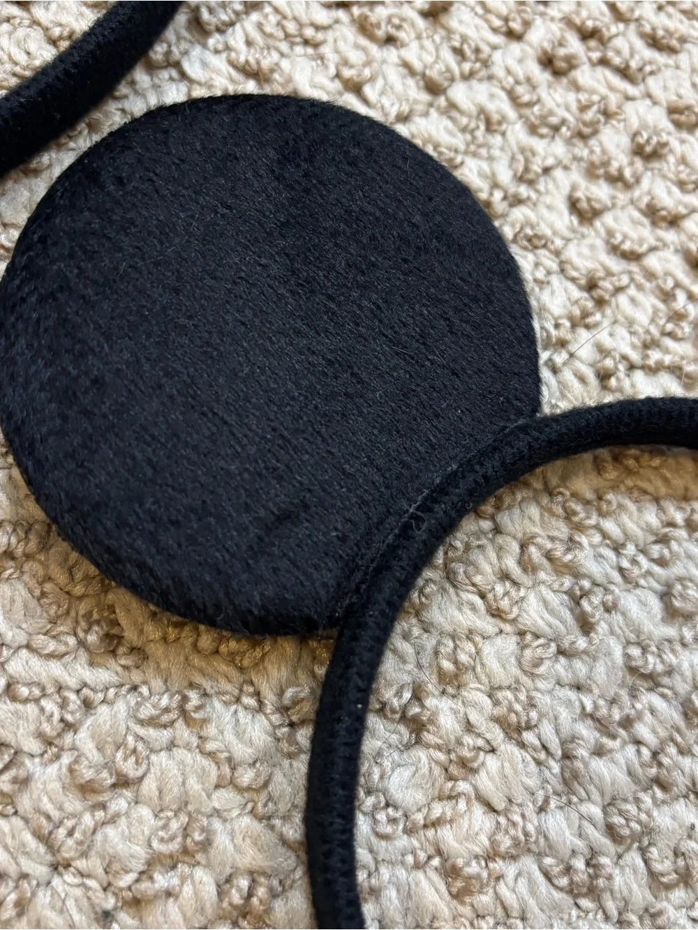 New without Tags Lot of 5 Pairs of Black Mickey Ear Headbands Unbranded